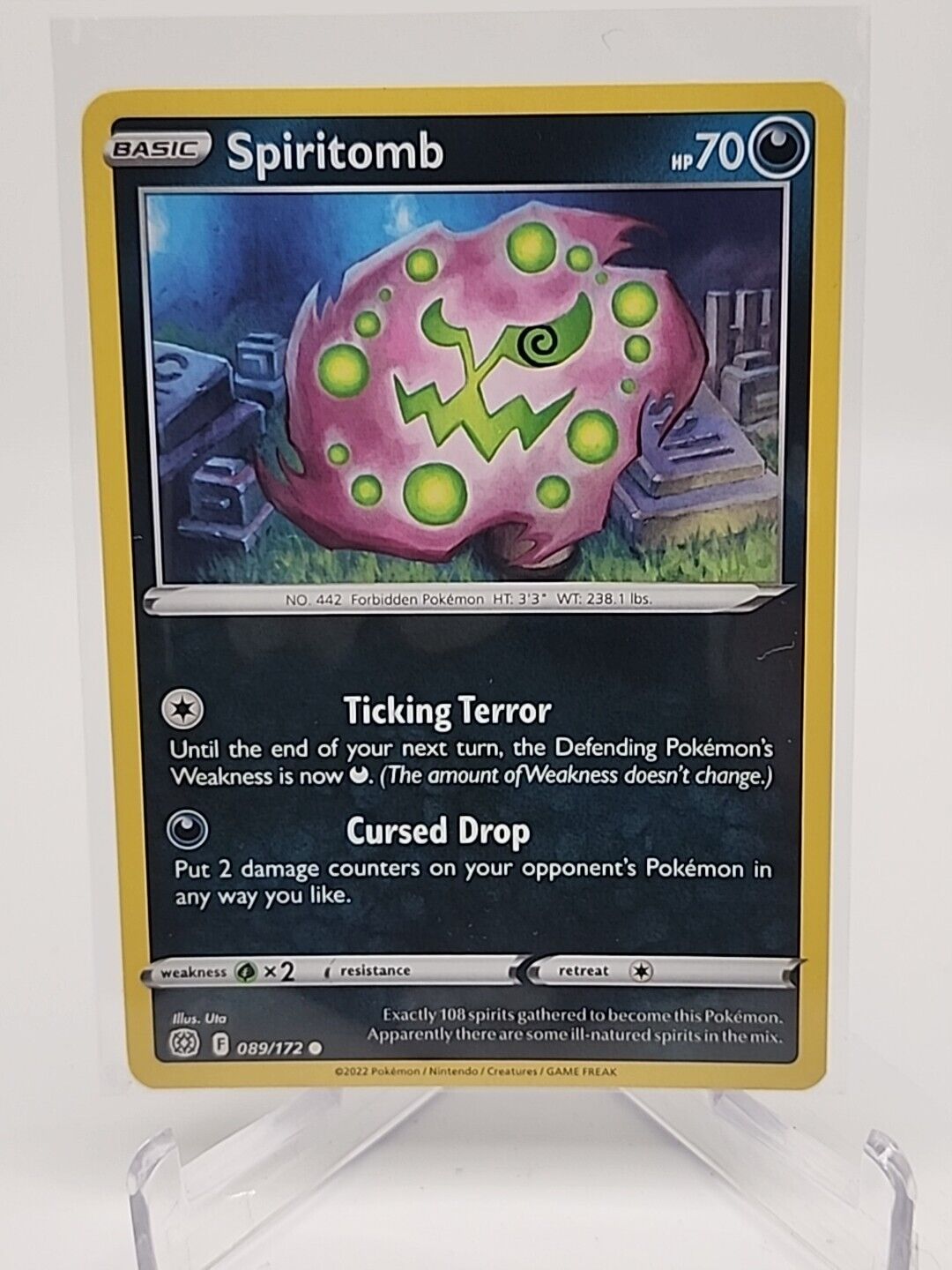 Spiritomb [Reverse Holo]  89/172 Pokémon TCG Brilliant Stars