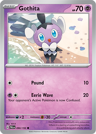 Gothita [Reverse Holo]  90/193 Pokémon TCG Paldea Evolved