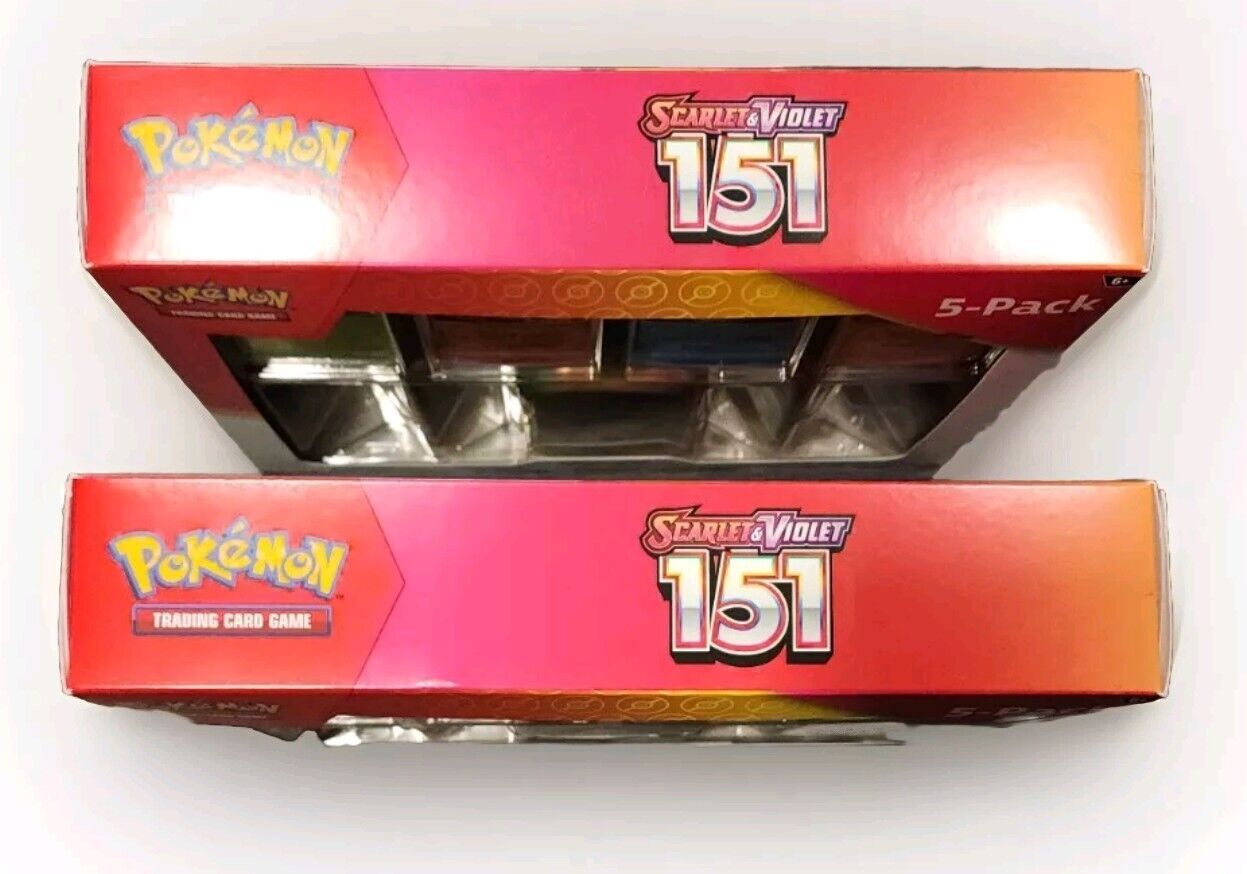 Pokemon Scarlet & Violet 151 - (2) 5-pack Mini Tins Costco Bundles (All 10 Tins)