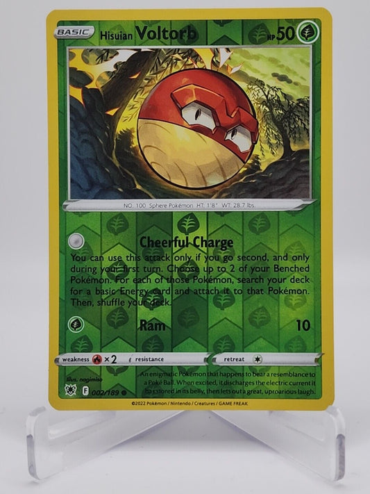 Hisuian Voltorb [Reverse Holo]  2/189 Pokémon TCG Astral Radiance