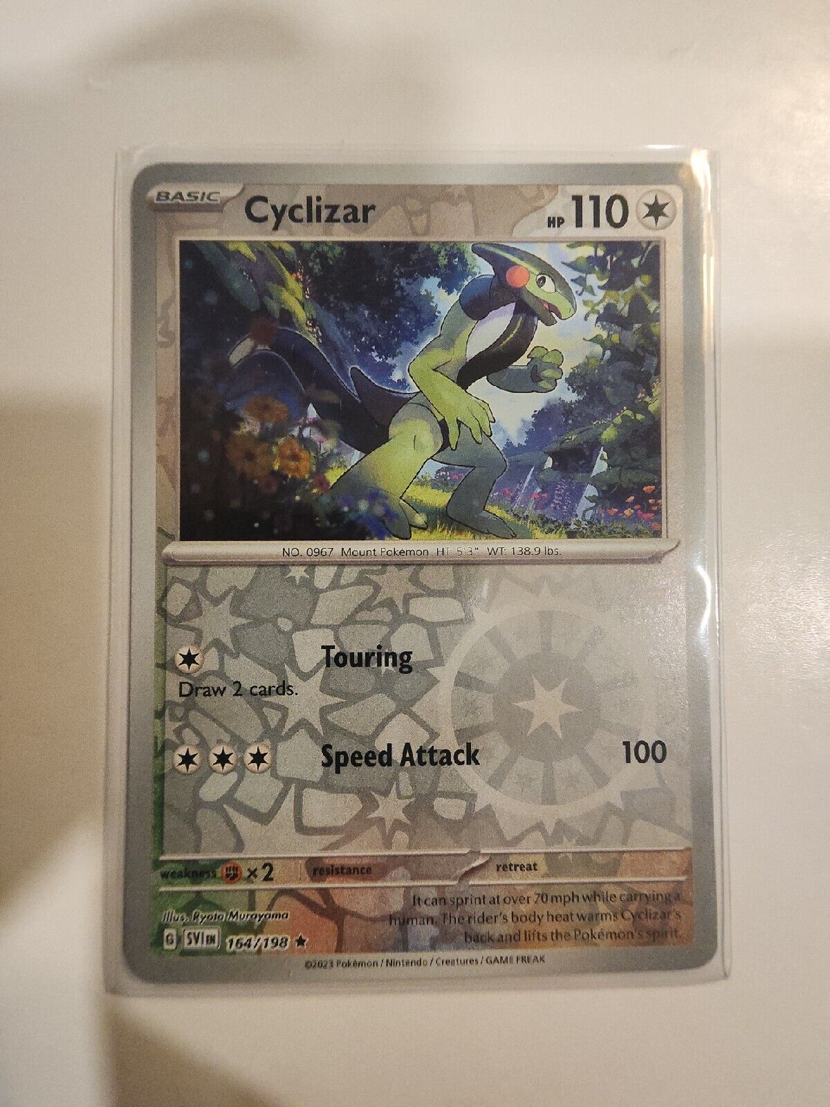 Cyclizar [Reverse Holo] 164/198 Pokémon TGC Scarlet & Violet