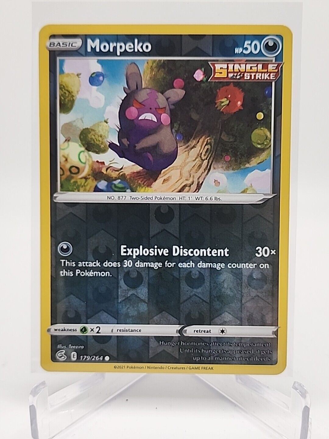 Morpeko [Reverse Holo]  179/264 Pokémon TCG Fusion Strike