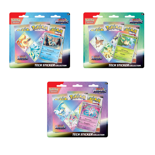 Prismatic Evolutions - Tech Sticker Collection - Factory Sealed