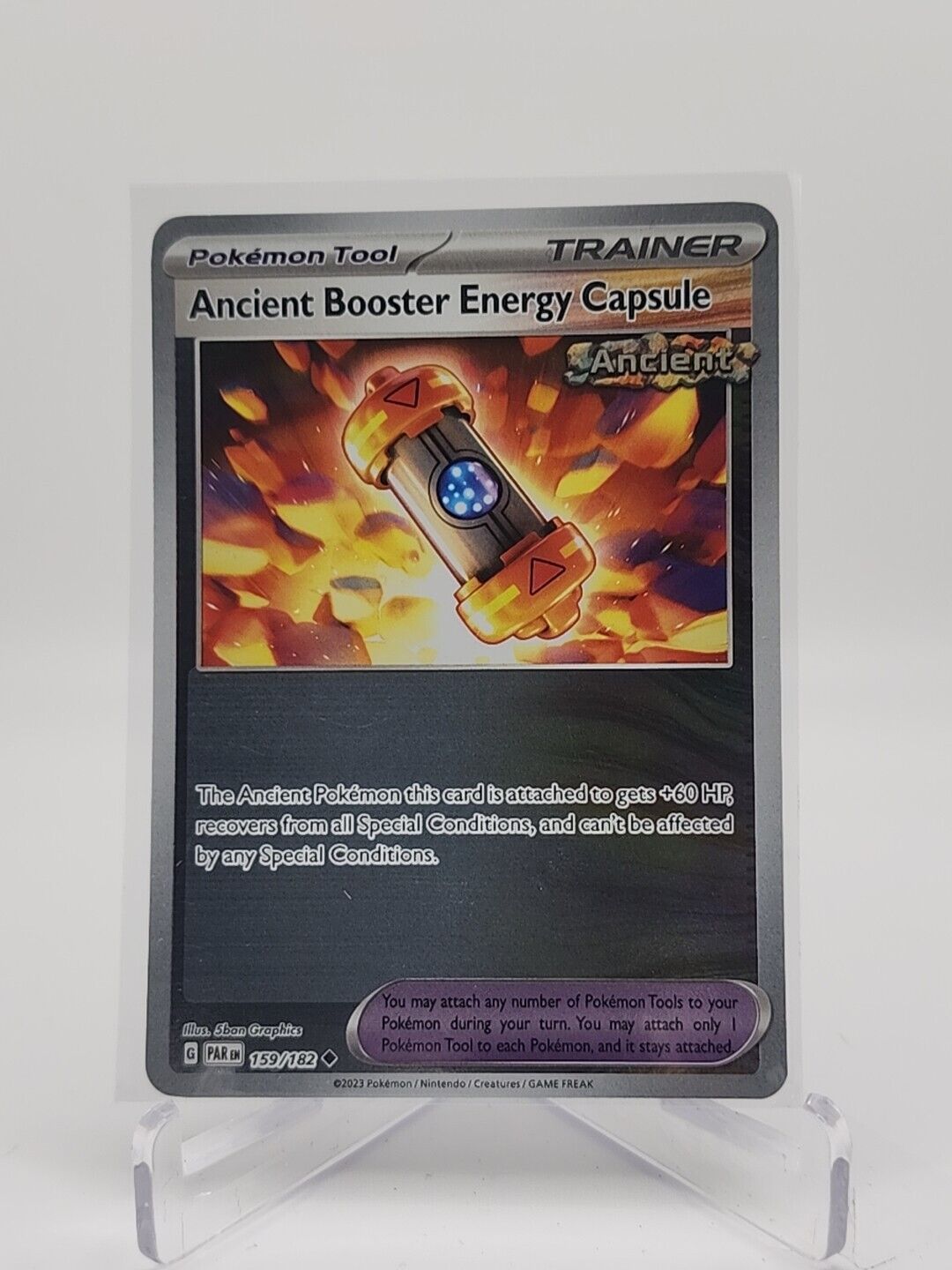 Ancient Booster Energy Capsule [Reverse Holo]  159/182 Pokémon TCG Paradox Rift