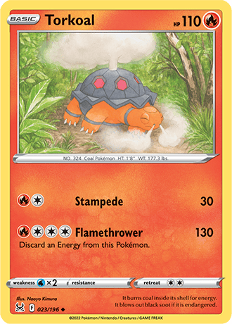 Torkoal  23/196 Pokémon TCG Lost Origin