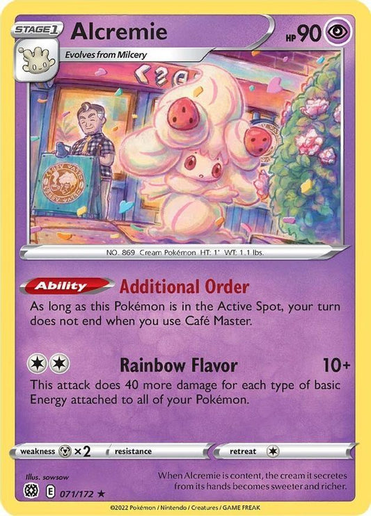 Alcremie  71/172 Pokémon TCG Brilliant Stars