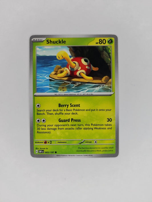 Shuckle 5/197 Pokémon TGC Obsidian Flames