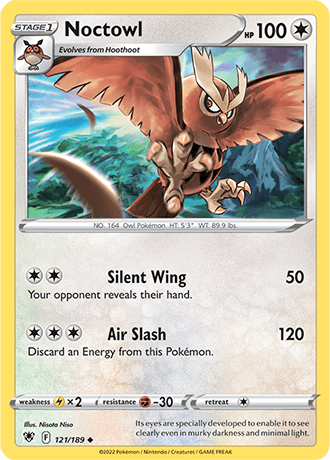 Noctowl  121/189 Pokémon TCG Astral Radiance