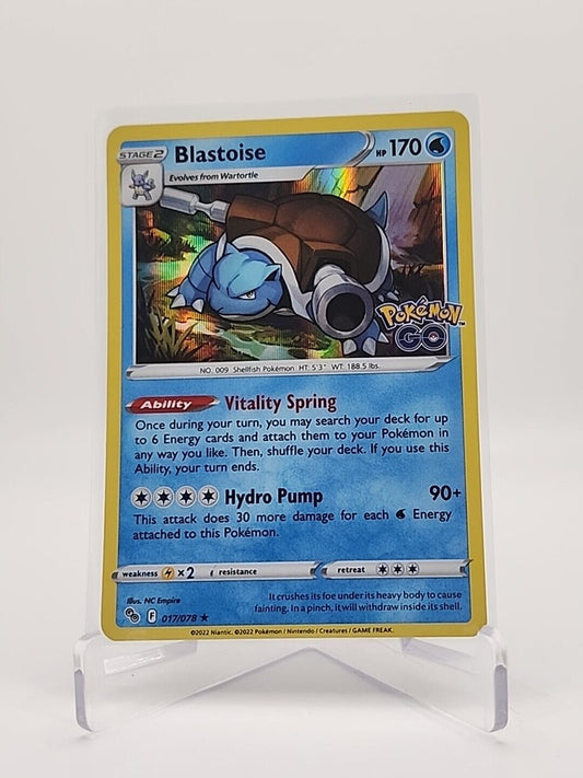 Blastoise [Holo] 17/78 Pokémon TGC Pokemon Go