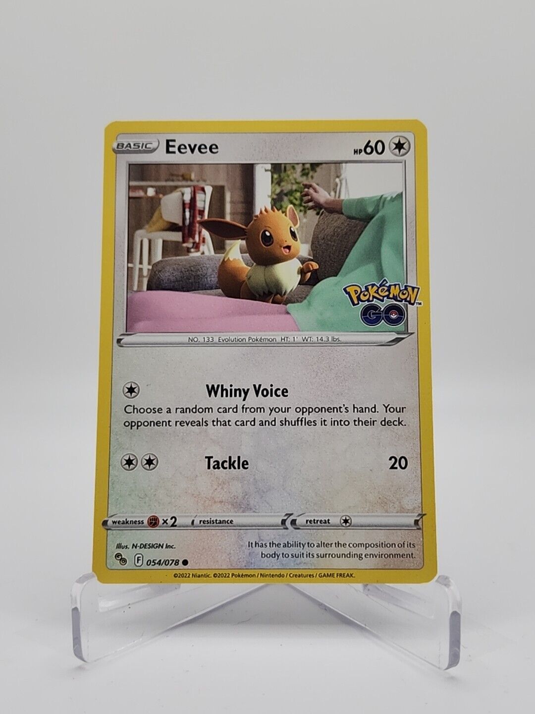 Eevee 54/78 Pokémon TGC Pokemon Go