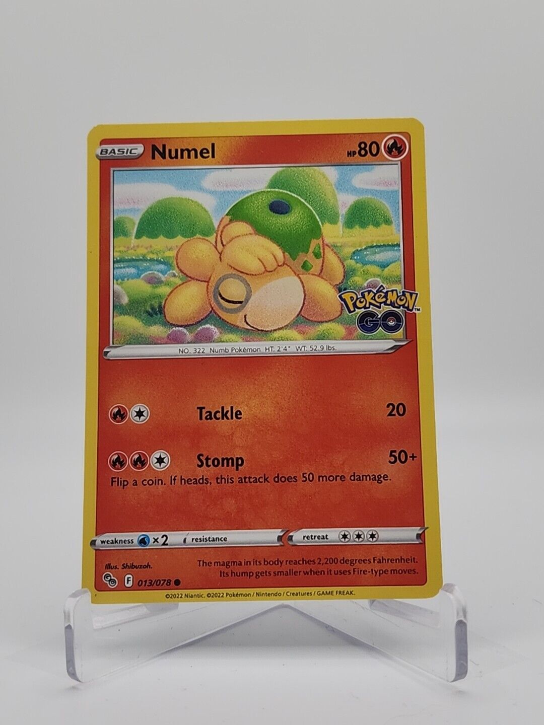 Numel 13/78 Pokémon TGC Pokemon Go