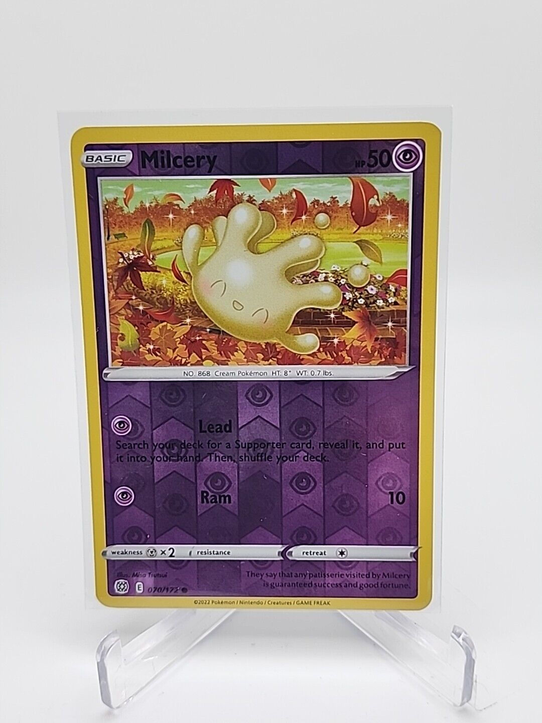 Milcery [Reverse Holo]  70/172 Pokémon TCG Brilliant Stars