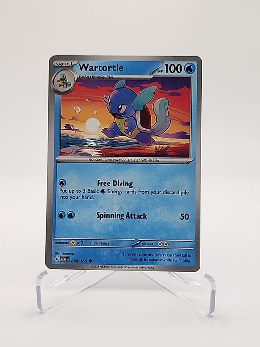 8/165 Wartortle  Pokémon TGC Scarlet & Violet - 151