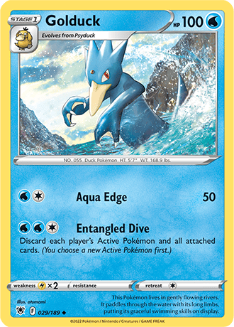 Golduck  29/189 Pokémon TCG Astral Radiance