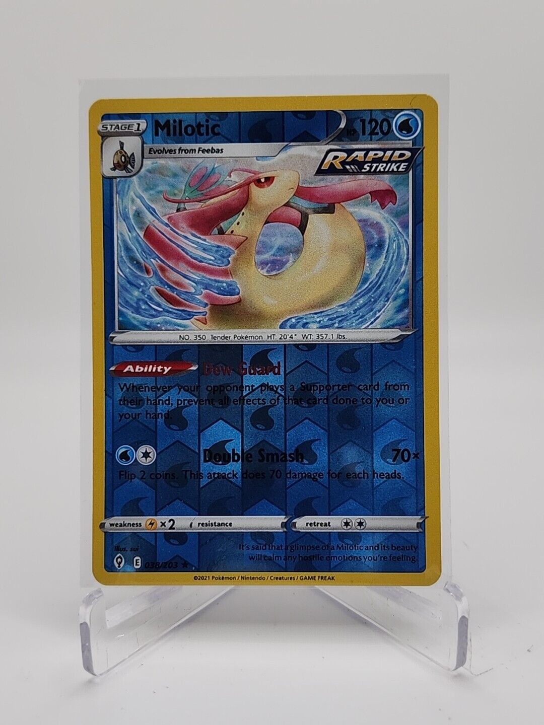 Milotic [Reverse Holo]  38/203 Pokémon TCG Evolving Skies