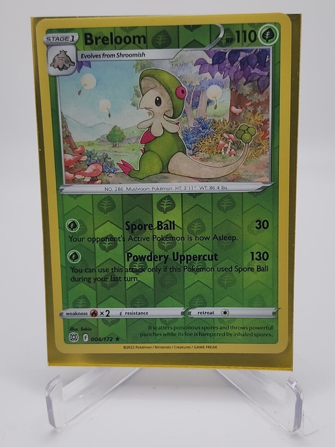 Breloom [Reverse Holo]  4/172 Pokémon TCG Brilliant Stars