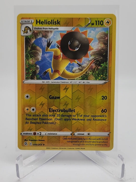 Heliolisk [Reverse Holo]  99/264 Pokémon TCG Fusion Strike