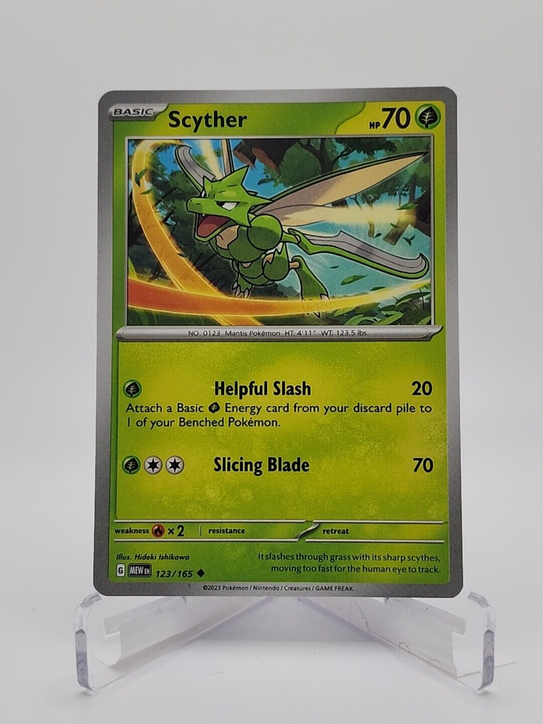 123/165 Scyther  Pokémon TGC Scarlet & Violet - 151