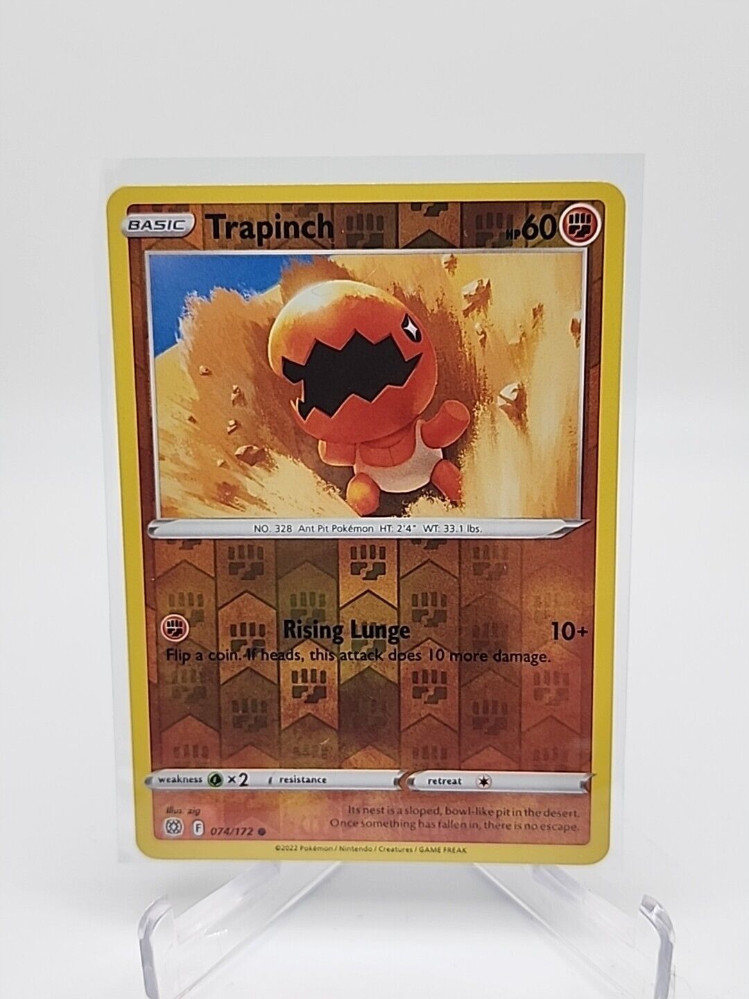 Trapinch [Reverse Holo]  74/172 Pokémon TCG Brilliant Stars