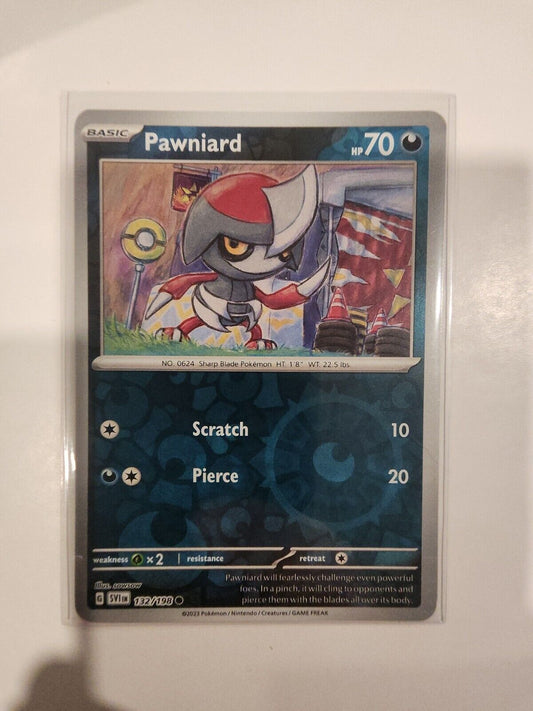 Pawniard [Reverse Holo] 132/198 Pokémon TGC Scarlet & Violet