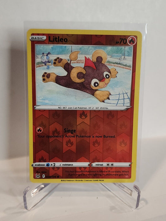 28/196 Litleo [Reverse Holo]  Pokémon TGC Lost Origin