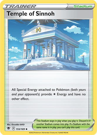 Temple of Sinnoh  155/189 Pokémon TCG Astral Radiance