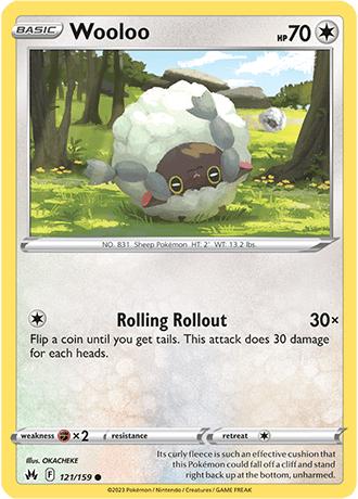 Wooloo  121/159 Pokémon TCG Crown Zenith