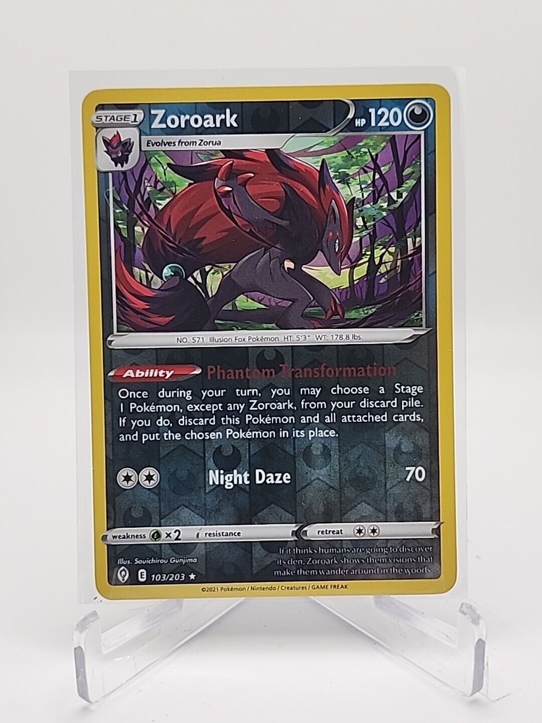 Zoroark [Reverse Holo]  103/203 Pokémon TCG Evolving Skies