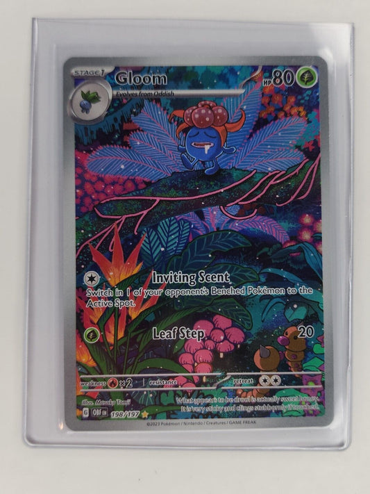 Gloom 198/197 Pokémon TGC Obsidian Flames