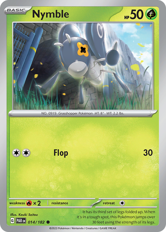 Nymble  14/182 Pokémon TCG Paradox Rift