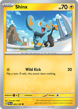 Shinx [Reverse Holo]  69/193 Pokémon TCG Paldea Evolved