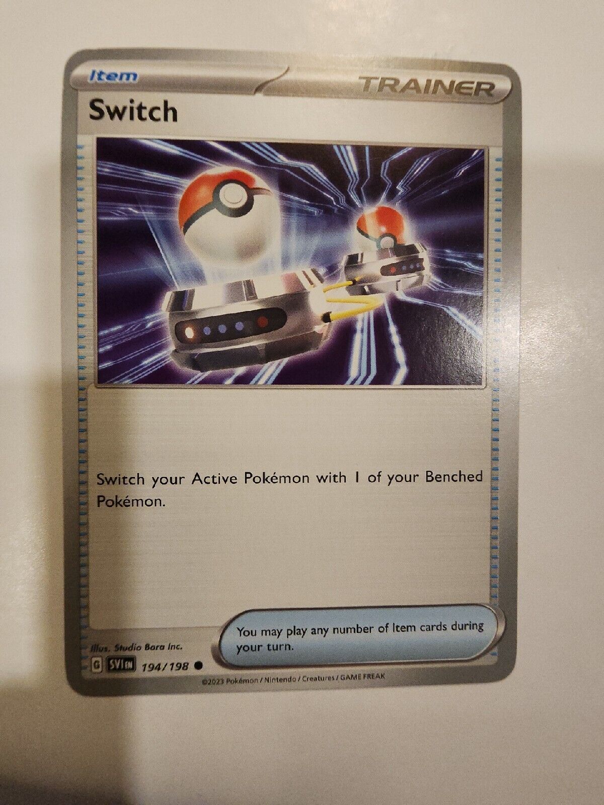 Switch 194/198 Pokémon TGC Scarlet & Violet