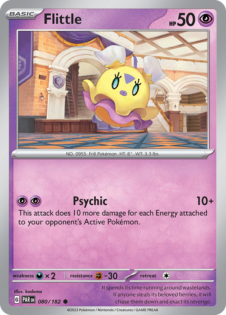 Flittle  80/182 Pokémon TCG Paradox Rift