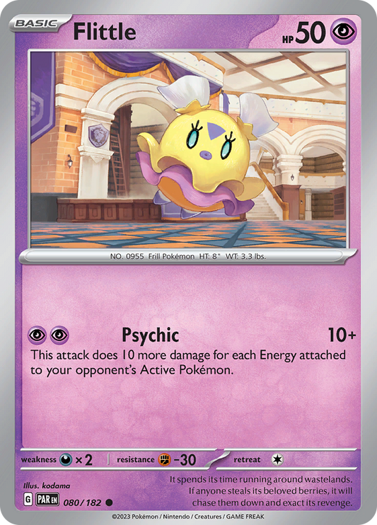 Flittle  80/182 Pokémon TCG Paradox Rift