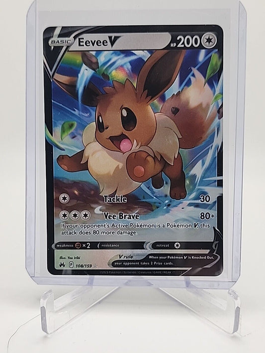 Eevee V  108/159 Pokémon TCG Crown Zenith