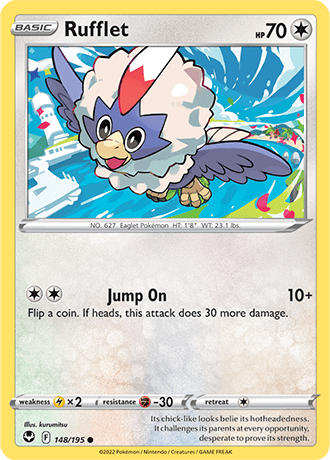 Rufflet  148/195 Pokémon TCG Silver Tempest