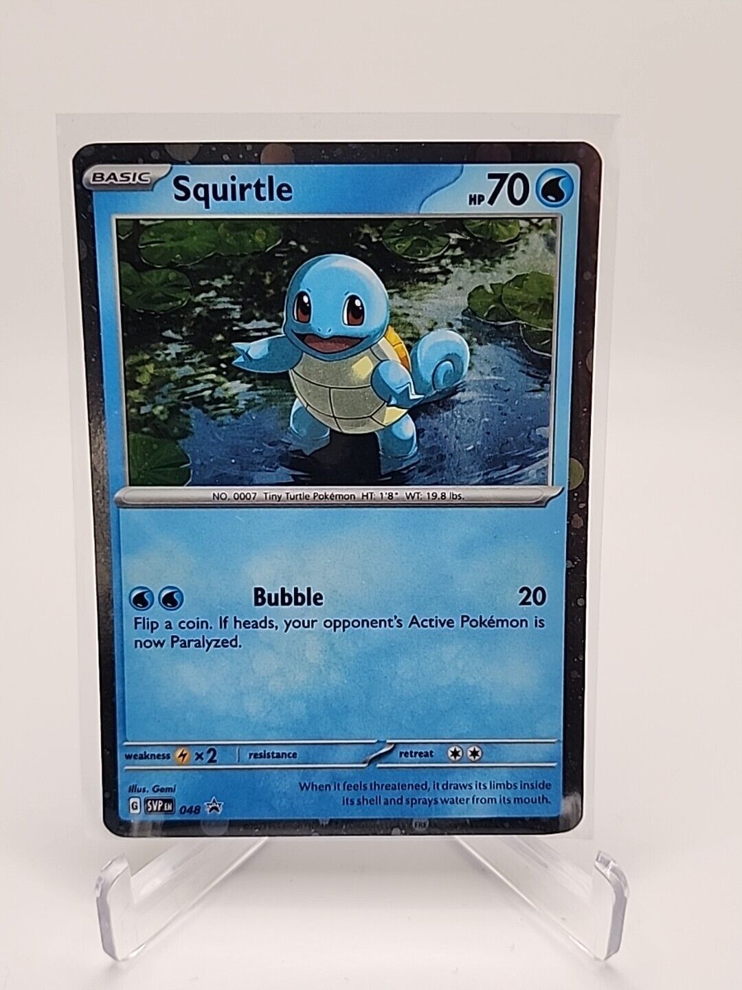 48/100 Squirtle Black Star Promo Pokémon TCG Scarlet & Violet - 151