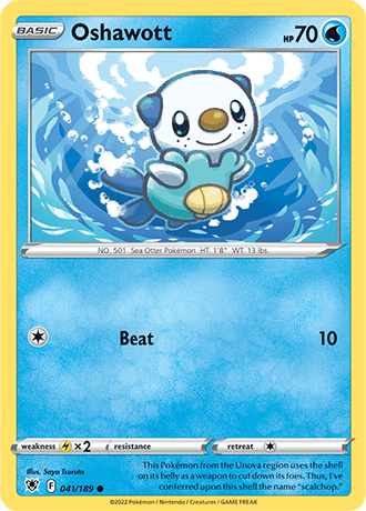 Oshawott  41/189 Pokémon TCG Astral Radiance