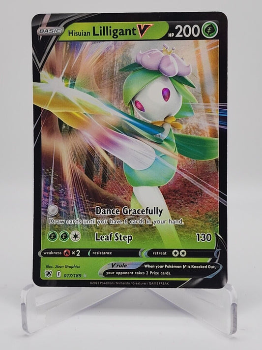 Hisuian Lilligant V  17/189 Pokémon TCG Astral Radiance