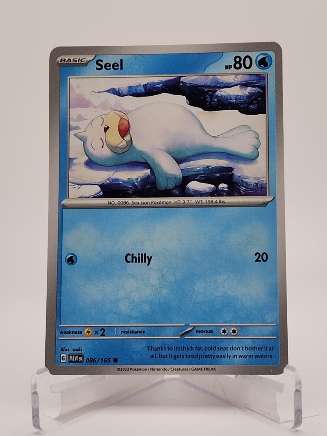 86/165 Seel  Pokémon TGC Scarlet & Violet - 151