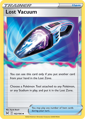 Lost Vacuum  162/196 Pokémon TCG Lost Origin