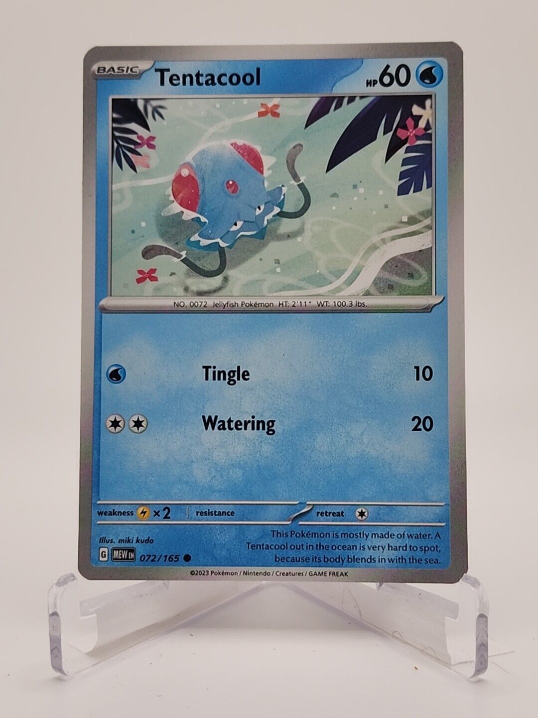 72/165 Tentacool  Pokémon TGC Scarlet & Violet - 151