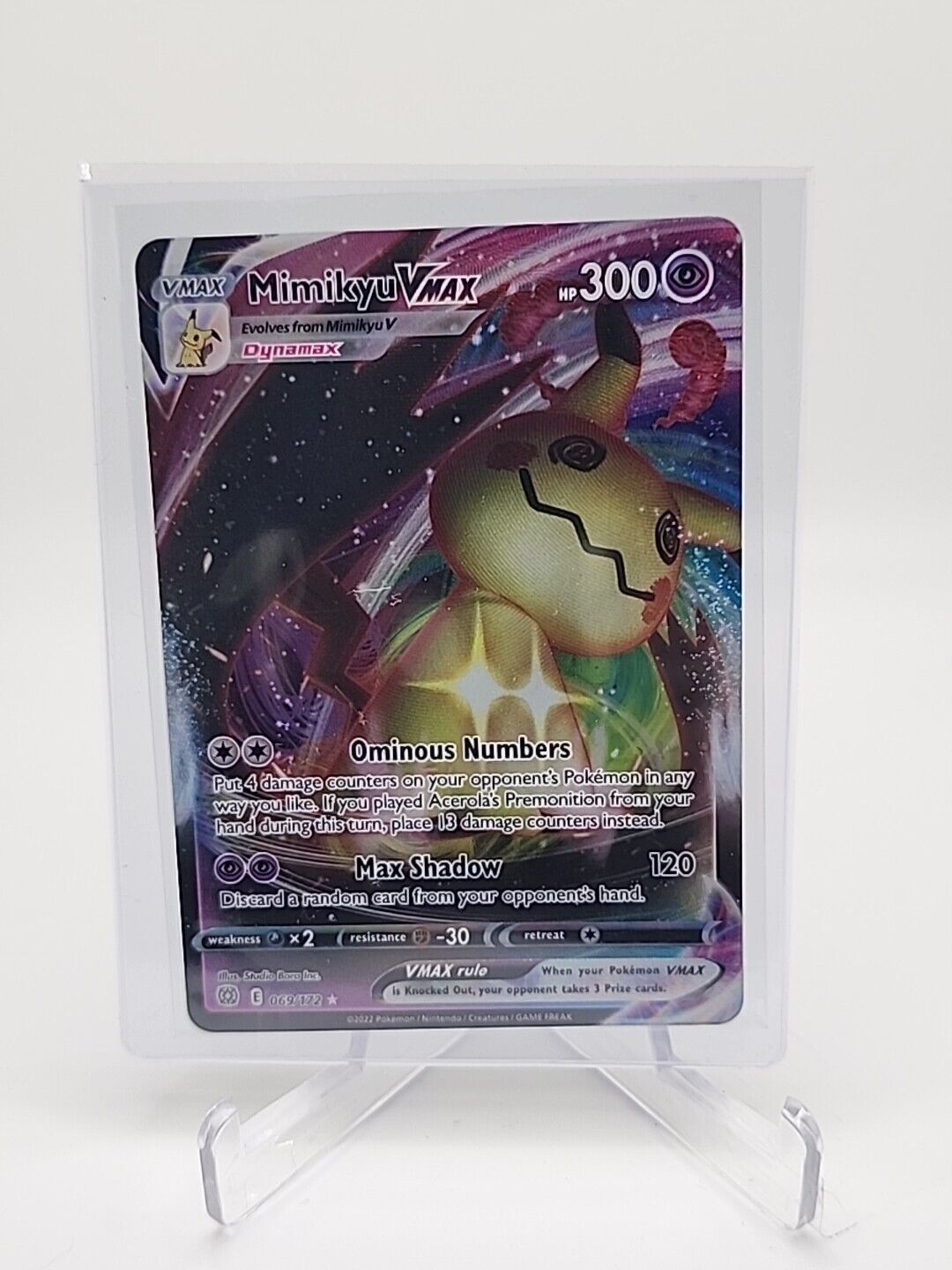 Mimikyu VMAX  69/172 Pokémon TCG Brilliant Stars