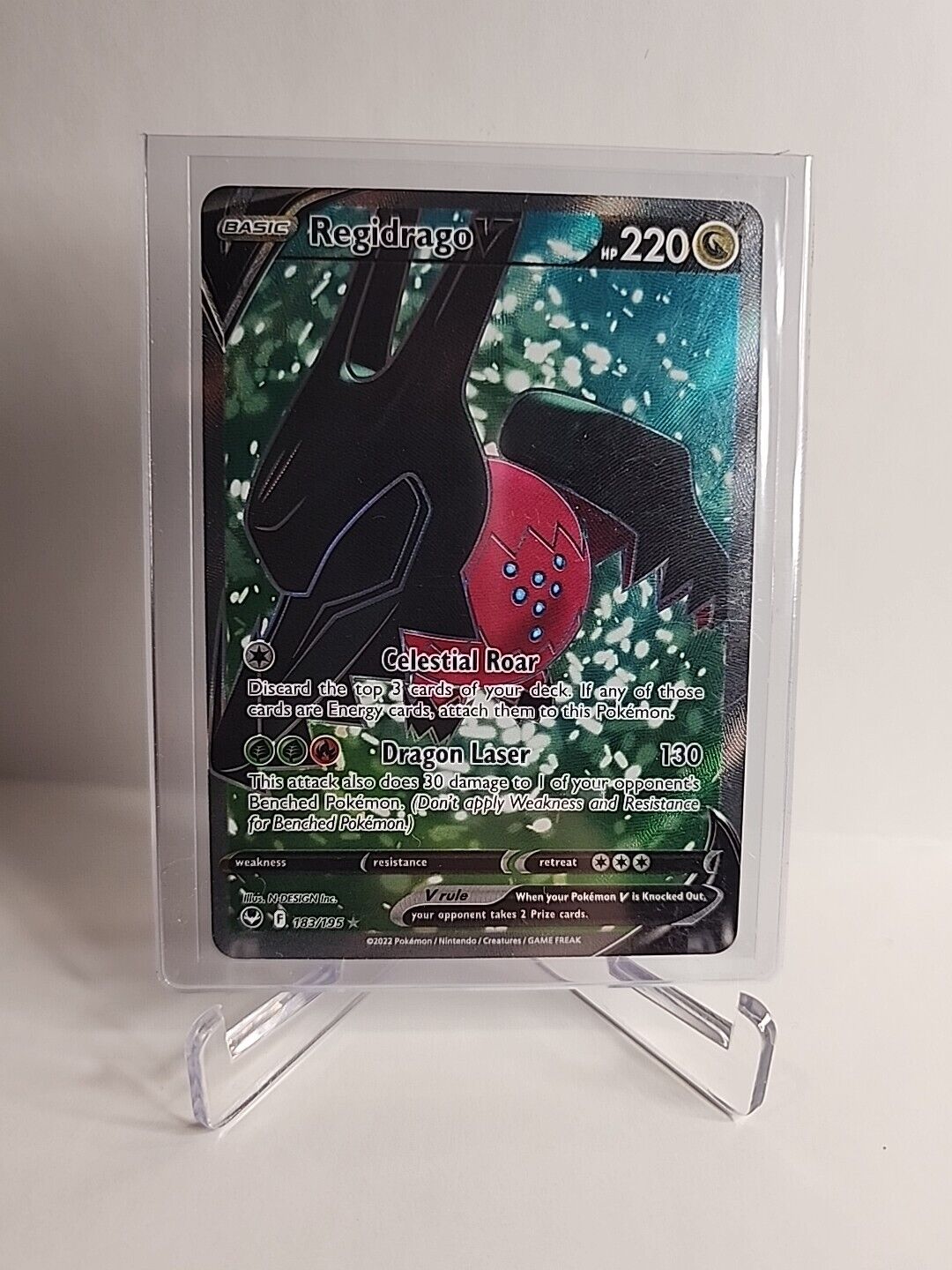 Regidrago V 183/195 Pokémon Cards Silver Tempest