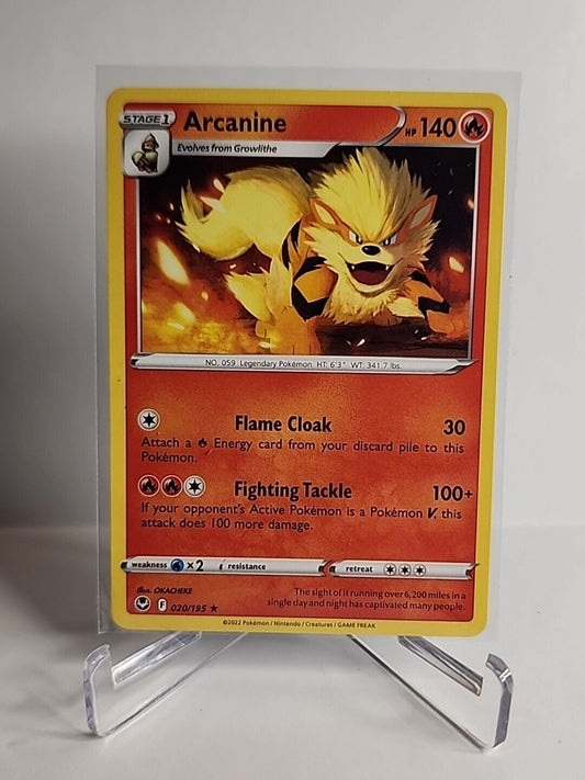 Arcanine 20/195 Pokémon Cards Silver Tempest