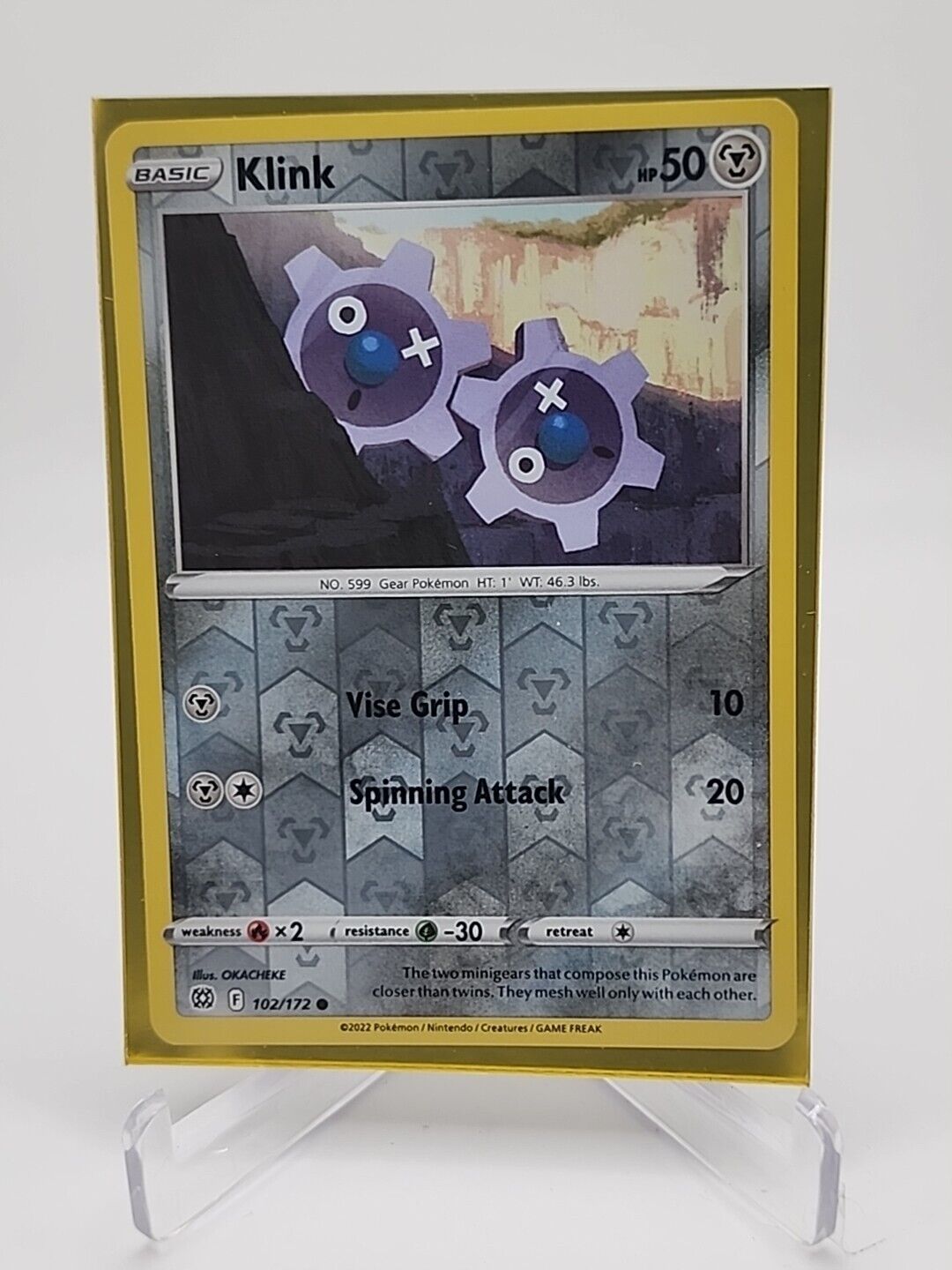 Klink [Reverse Holo]  102/172 Pokémon TCG Brilliant Stars