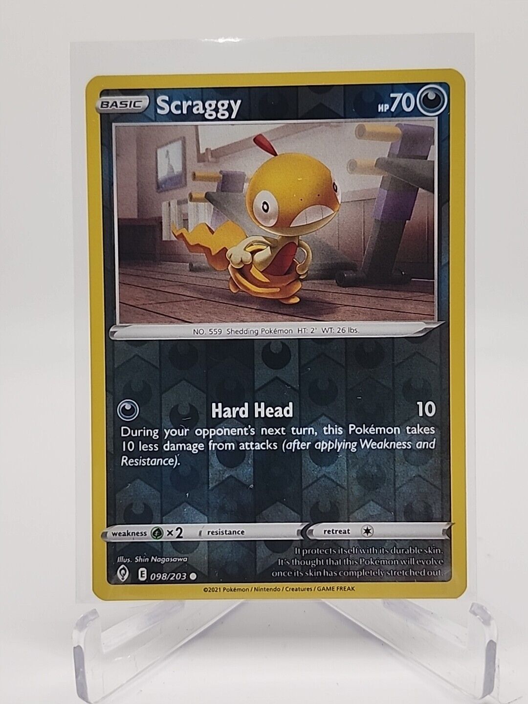 Scraggy [Reverse Holo]  98/203 Pokémon TCG Evolving Skies