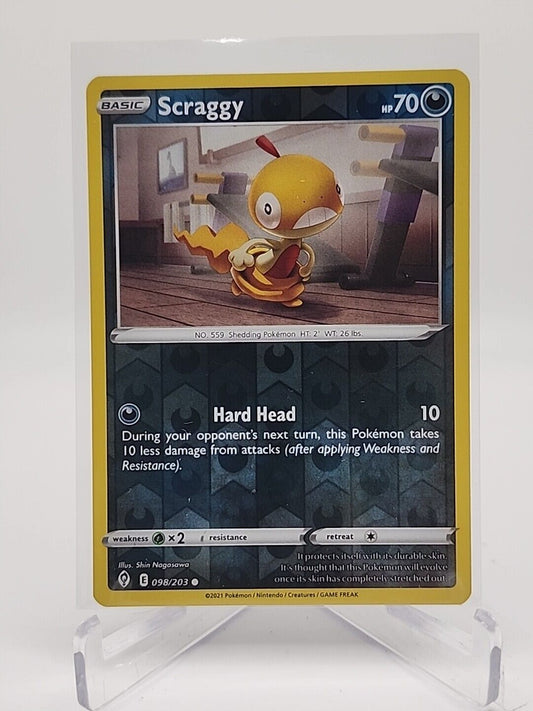 Scraggy [Reverse Holo]  98/203 Pokémon TCG Evolving Skies