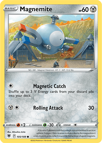 Magnemite  105/189 Pokémon TCG Astral Radiance