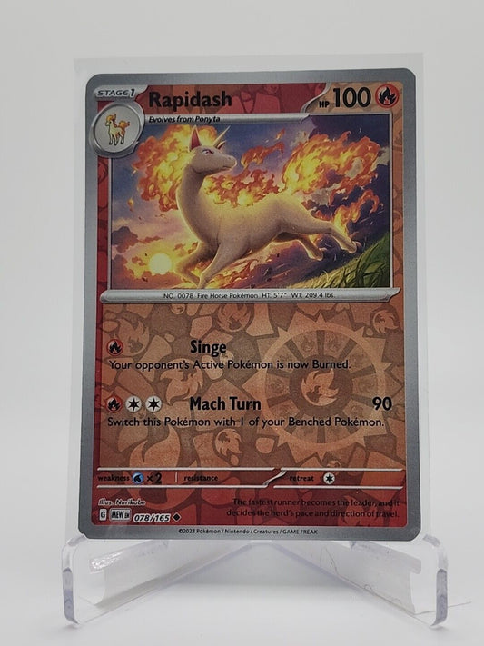 78/165 Rapidash [Reverse Holo]  Pokémon TGC Scarlet & Violet - 151